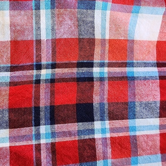 Cat and Jack Patriotic button down short sleeve boys 16 xl - Picture 5 of 5